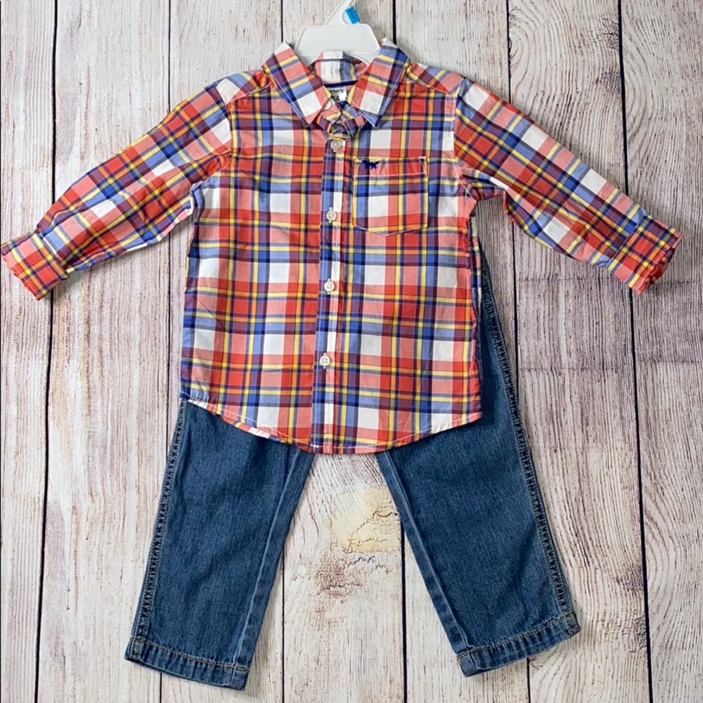 🟠 4/$25 Carter Boys Fall Outfit 24 months
